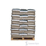Pallet crushed tarwe strokorrels 60 x 14kg