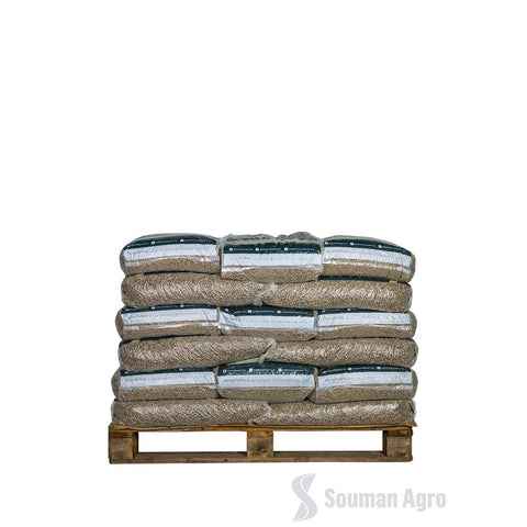 Pallet crushed tarwe strokorrels 40 x 14kg